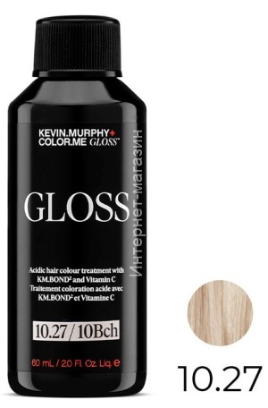 Color.Me Gloss Полуперманентный гелевый краситель c кислым pH Gloss Acidic 10.27/10BСН 60 мл Platinum.Beige.Chocolate Платиновый Бежевый Шоколад  