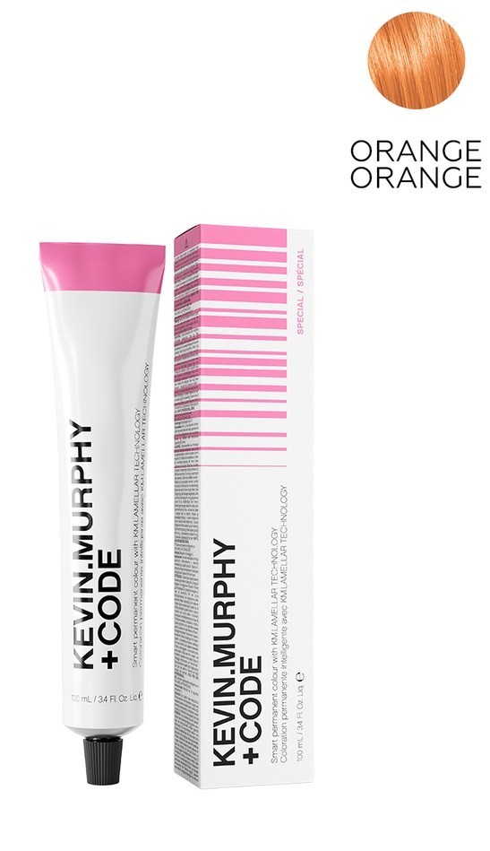 K.M+Code Orange Orange Краска для волос 100 мл Smart Permanent Colour Lamellar Technology