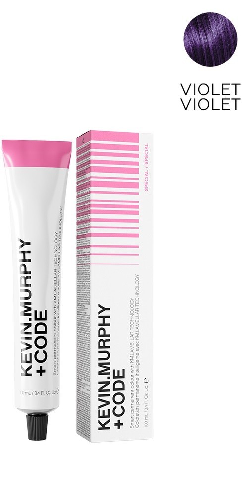 K.M+Code Violet Violet Краска для волос 100 мл Smart Permanent Colour Lamellar Technology