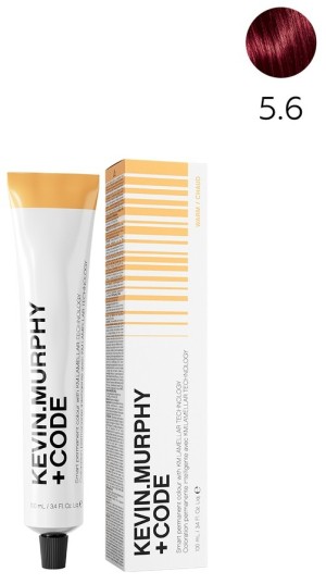 Kevin.M+Code 5.6 5R Light.Brown.Red Краска для волос 100 мл Smart Permanent Colour With KM.Lamellar Technology