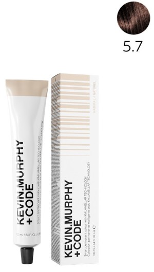 Kevin.M+Code 5.7 5CH Light.Brown.Chocolate Краска для волос 100 мл Smart Permanent Colour With KM.Lamellar Technology