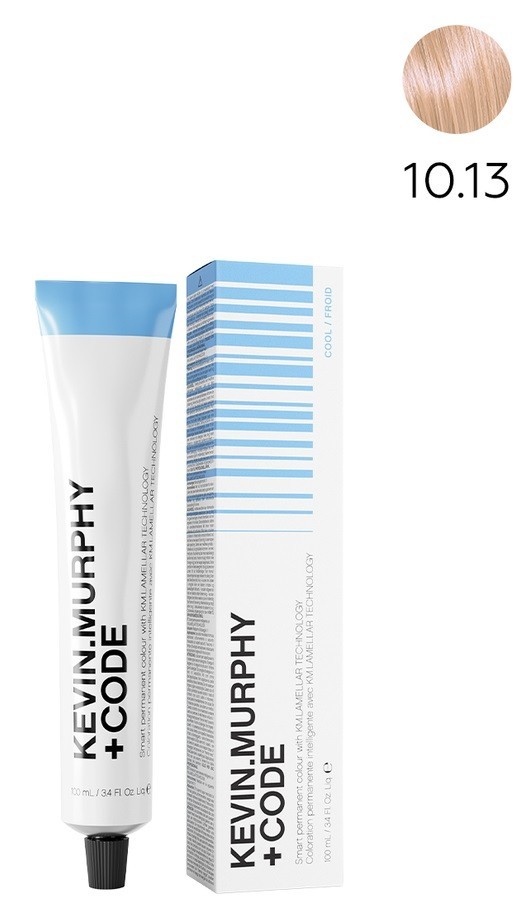 K.M+Code 10.13 10AG Platinum.Blonde.Ash.Gold Краска для волос 100 мл Smart Permanent Colour Lamellar Technology