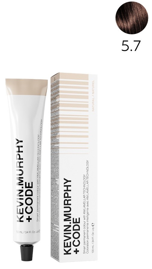 K.M+Code 5.7 5CH Light.Brown.Chocolate Краска для волос 100 мл Smart Permanent Colour Lamellar Technology