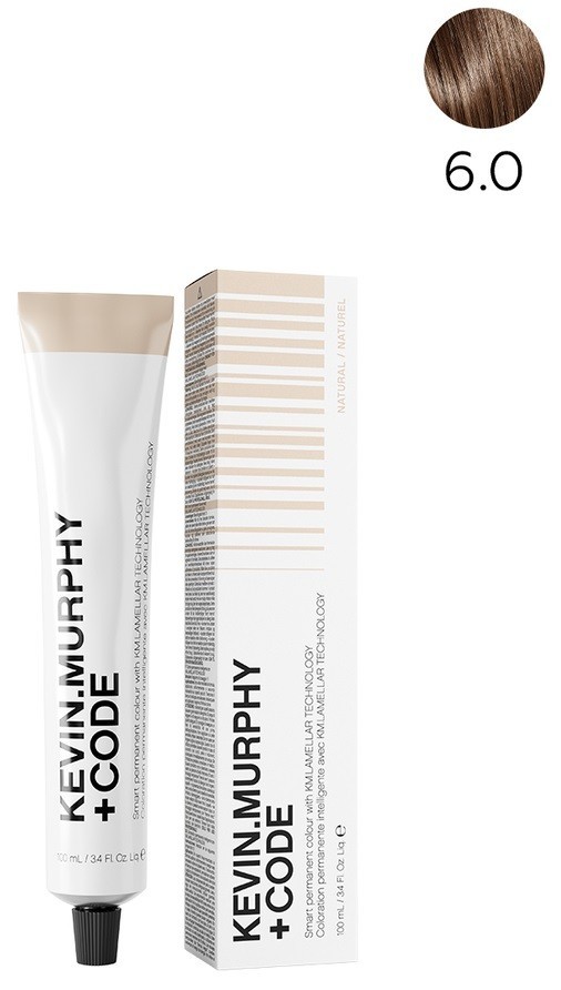K.M+Code 6.0 6N Dark.Blonde.Natural Краска для волос 100 мл Smart Permanent Colour Lamellar Technology