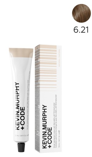 K.M+Code 6.21 6BA Dark.Blonde.Beige.Ash Краска для волос 100 мл Smart Permanent Colour Lamellar Technology