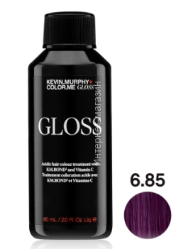 Color.Me Gloss Полуперманентный гелевый краситель c кислым pH Gloss Acidic 6.85/6VM Dark.Blonde.Violet.Mahogany 60 мл Темный Блонд Фиолет Махагон