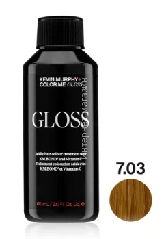 Color.Me Gloss Полуперманентный гелевый краситель c кислым pH Gloss Acidic 7.03/7NG Medium.Blonde.Natural.Gold 60 мл Средний Блонд Натуральный Золотой