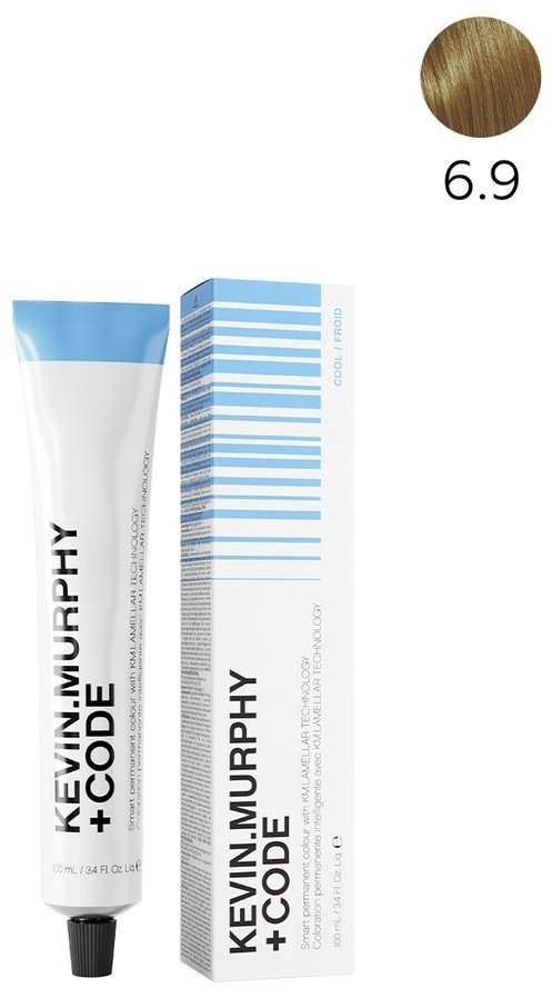 K.M+Code 6.9 6MT Dark.Blonde.Matte Краска для волос 100 мл Smart Permanent Colour Lamellar Technology
