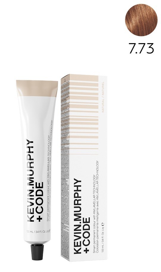 K.M+Code 7.73 7CHG Medium.Blonde.Chocolate.Gold Краска для волос 100 мл Smart Permanent Colour Lamellar Technology