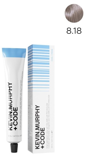 K.M+Code 8.18 8AV Light.Blonde.Ash.Violet Краска для волос 100 мл Smart Permanent Colour Lamellar Technology