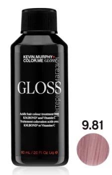 Color.Me Gloss Полуперманентная краска-гель c кислым pH Gloss Acidic 9.81/9VА 60 мл Очень Светлый Блонд Виолет Пепельный Very.Light.Blonde.Violet.Ash  