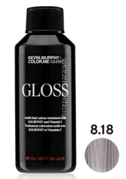 Color.Me Gloss Полуперманентная краска-гель c кислым pH Gloss Acidic 8.18/8AV 60 мл Платиновый Натуральный Золотой Platinum.Natural.Gold  