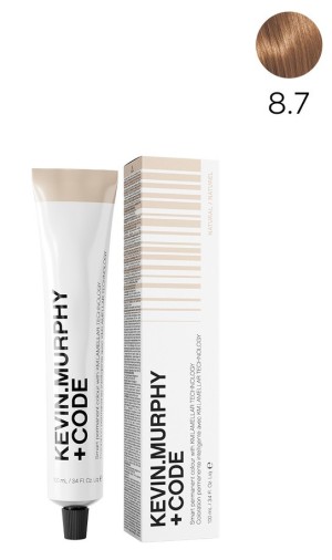 K.M+Code 8.7 8CH Light.Blonde.Chocolate Краска для волос 100 мл Smart Permanent Colour Lamellar Technology
